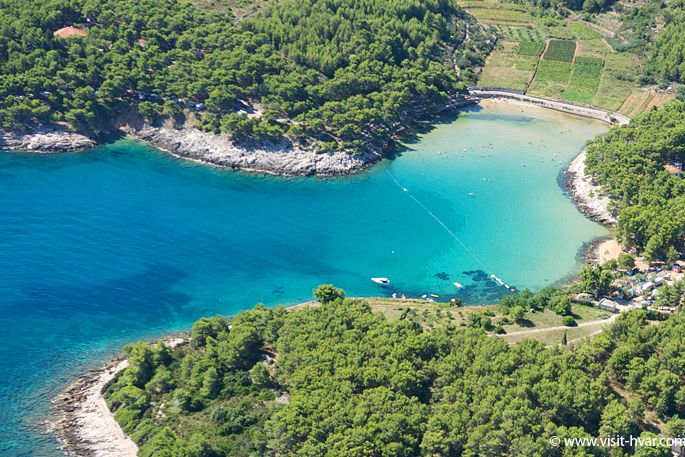 Spiaggia Mina Jelsa Spiagge Vicino A Jelsa Isola Di Hvar