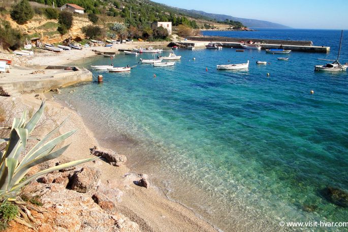 Beaches In Zavala Beaches On The Island Of Hvar